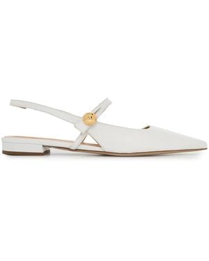 Madison Maison Bailarinas Con Tira Trasera - Blanco