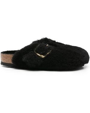 Birkenstock Mules Boston À Boucle - Noir