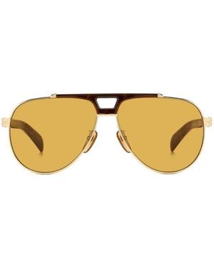 David Beckham 7169/S Geometric-Frame Sunglasses - Metallic
