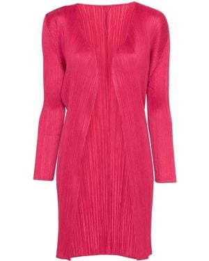 Pleats Please Issey Miyake Cardigan Plissé - Rose