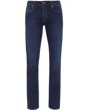 Billionaire Low-Rise Straight-Leg Jeans - Blue