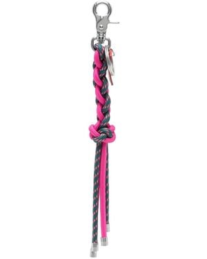 Topologie Sinnet Braided Keyring - Pink