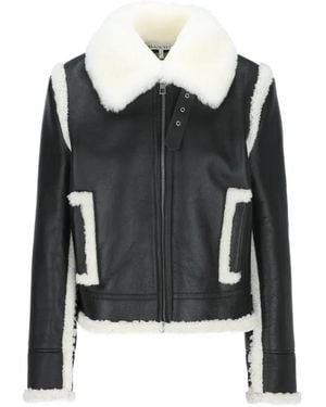 Loewe Chaqueta De Pelo - Negro