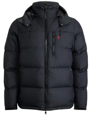 Polo Ralph Lauren Drawstring Detachable-Hood Jacket - Black
