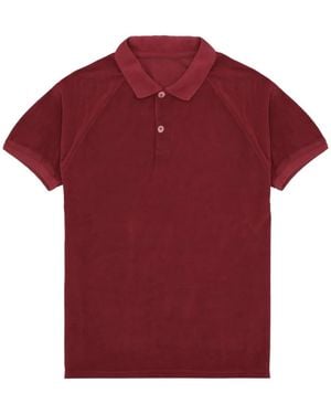 Fortela Brody Terry Polo Shirt - Red