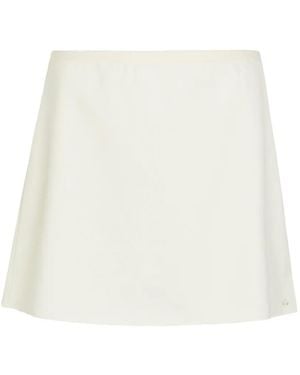 Spense Court A-Line Mini Skirt - White