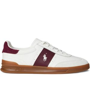 Polo Ralph Lauren Heritage Aera Suede Trainers - Brown