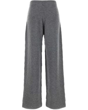Sportmax Ribbed Pants - Gray