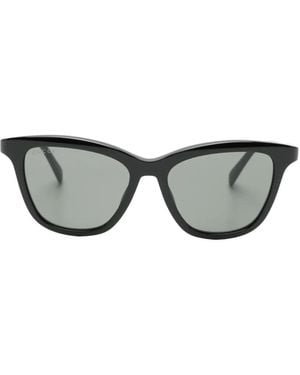 Gucci Geometic-Frame Sunglasses - Grey