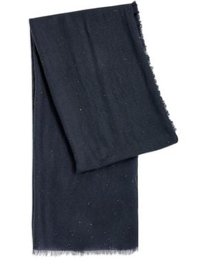 AMA Pure Starlight Sequin-Embellished Scarf - Blue