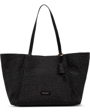 Marc O' Polo Large Woven Tote Bag - Black