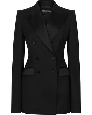 Dolce & Gabbana Blazer Doppiopetto - Black