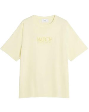 Maison Kitsuné Crew-Neck T-Shirt - Natural