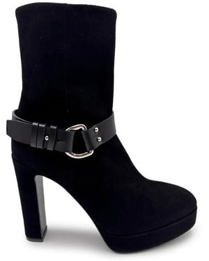 Guglielmo Rotta Botines Con Detalle De Hebilla Y Plataforma - Azul