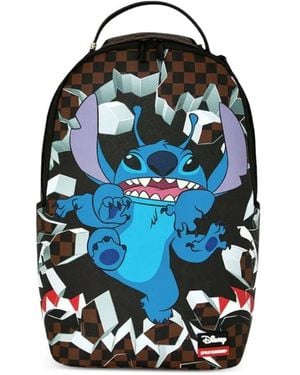 Sprayground Mochila Stitch Breakout De X Disney - Azul