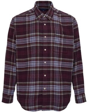 thisisneverthat Flannel Check Shirt - Purple