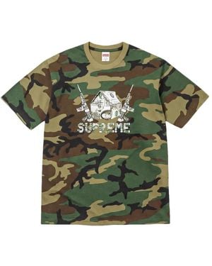 Supreme T-Shirt Met Origami-Print - Groen