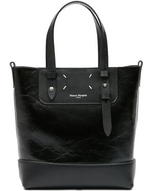 Maison Margiela Mini Vertcal Strap Tote Bag - Black