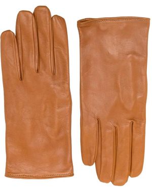 Ernest W. Baker Leather Gloves - Brown