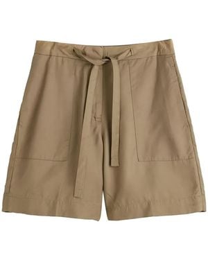 GANT Tie-Waist Shorts - Natural