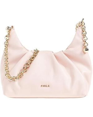 Furla Mini Delia Chain Shoulder Bag - Natural