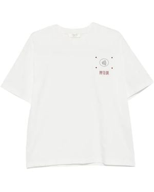 3Dici Pay To Love T-Shirt - Wit