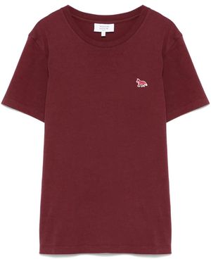 Maison Kitsuné フォックスモチーフ Tシャツ - レッド