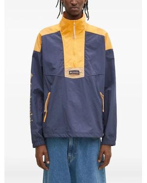 Columbia Riptide Ii Retro Windbreaker Jacket - Blue