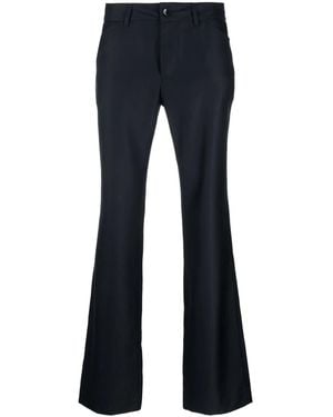 Etro Striped Wool Trousers - Blue