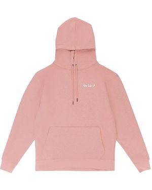 Sinclair Felpa Con Ricamo Logo - Rosa
