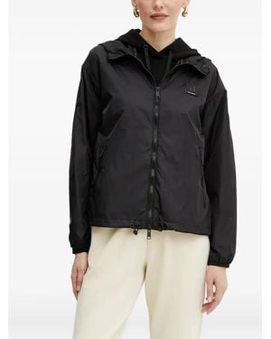 ARMANI EXCHANGE フーデッド ジャケット - ブラック