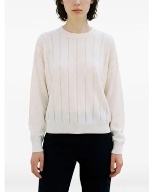 Brunello Cucinelli Crew Neck Jumper - White