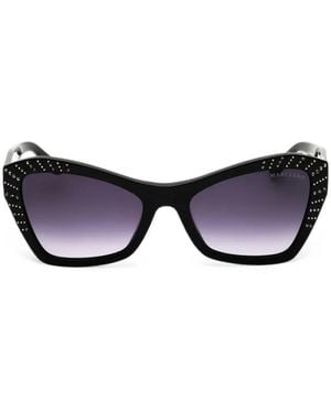 MARCIANO BY GUESS Crystal-Embellished Cat-Eye Sunglasses - Black