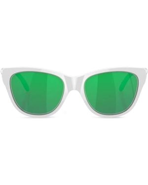 Oakley Hold Out Oval-Frame Sunglasses - Green