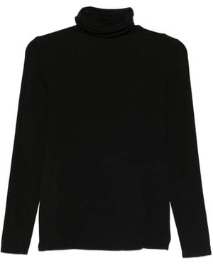 Antonelli Condor Long-Sleeve Roll-Neck Top - Black