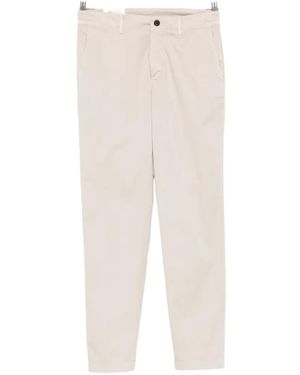Eleventy Button Trousers - White