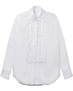 Stella McCartney ラッフルディテール シャツ - ホワイト