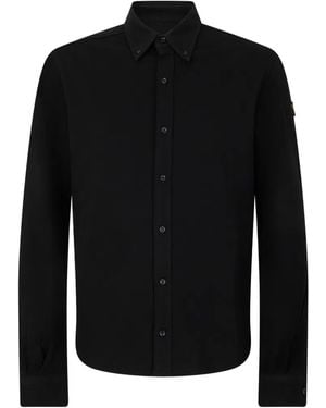 Paul & Shark Button-Down Long-Sleeve Shirt - Black
