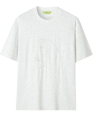 Shanghai Tang Horse Graphic T-Shirt - White