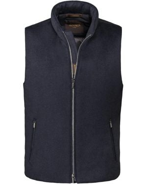 Moorer Uros-Ls9 Sleeveless Gilet - Blue