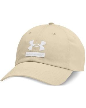 Under Armour Essential Low Logo-Patch Baseball Cap - Natural