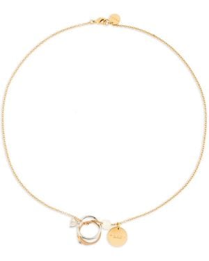 Marni Three-Pendant Necklace - White