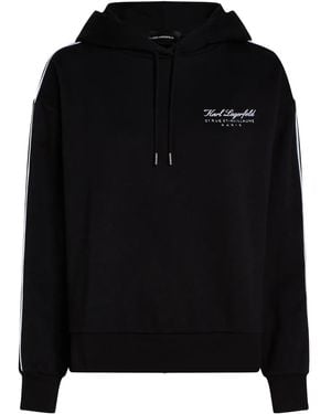 Karl Lagerfeld Hotel Karl パーカー - ブラック