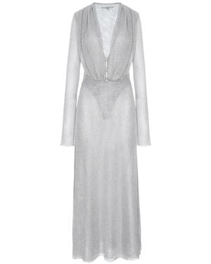MANURI Suki Moon Maxi Dress - White