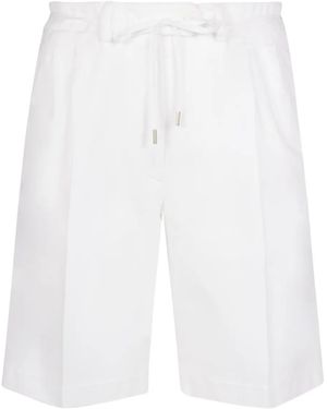 Aspesi Pantalones Cortos De Algodón - Blanco