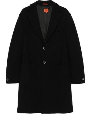 Barena Single-Breasted Long-Sleeve Coat - Black