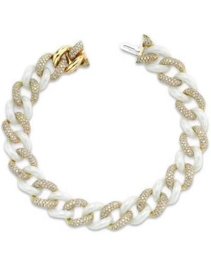 SHAY Link Diamond Bracelet - Metallic