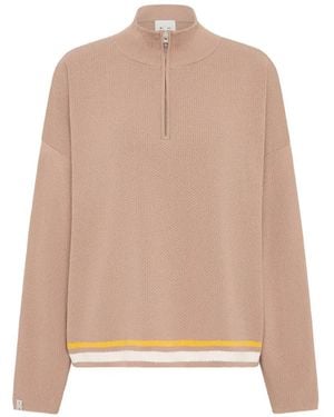 The Upside Maglione Veneto Carter Con Mezza Zip - Neutro