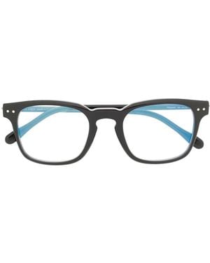 Fred Occhiali Con Aste A Contrasto - Blu