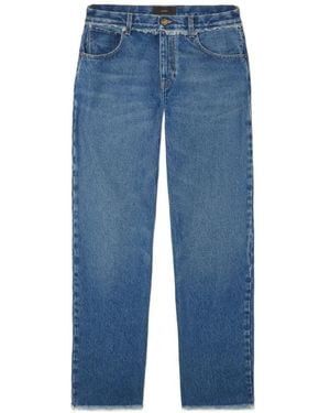 Alanui Fringed Jeans - Blue